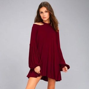 Free People Drift Away Mini Dress